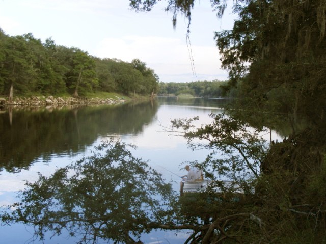 Boys Fishing on Dock