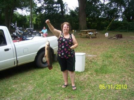 Woman with large Fish