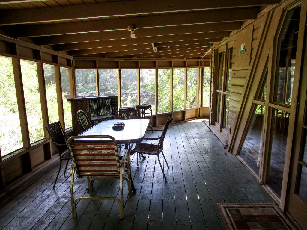 Table on Covered Porch