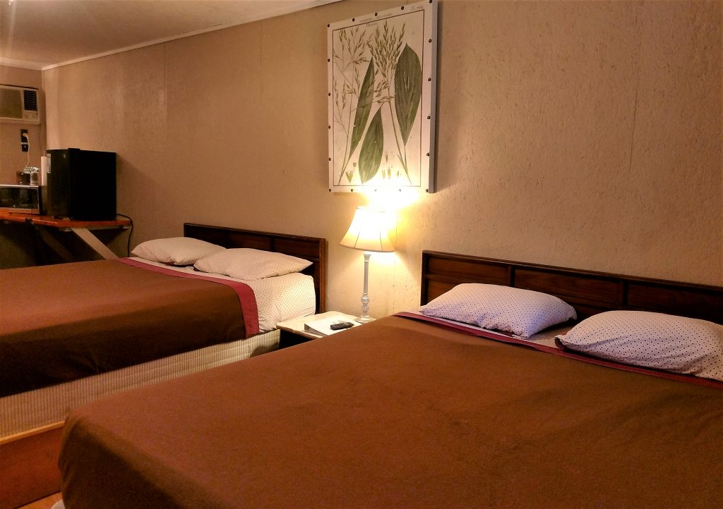 Beds & Night Table in Hill Top Room